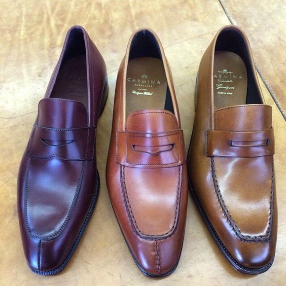 Business casual leather shoes